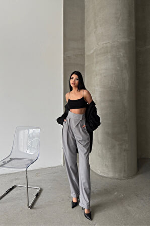 TUA MODA TASARIM PANTOLON - Gri