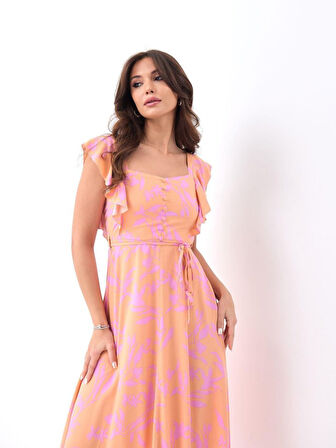 TUA MODA 5370 ELBİSE-SOMON