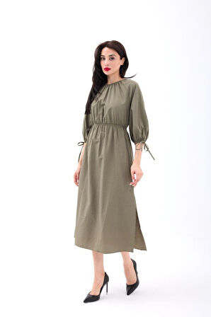 TUA MODA 6774 ELBİSE-HAKİ