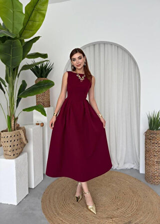 TUA MODA Bea Midi Elbise