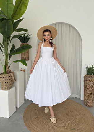 TUA MODA Fedra Midi Elbise