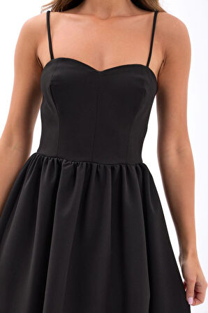 TUA MODA 7311 ELBİSE-SİYAH