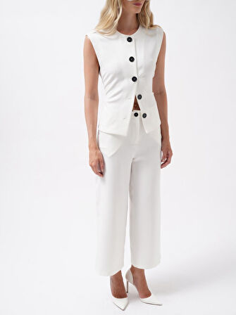 TUA MODA Bol Paça Midi Boy Pantolon