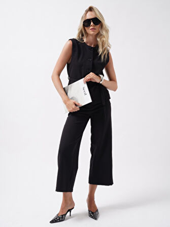 TUA MODA Bol Paça Midi Boy Pantolon