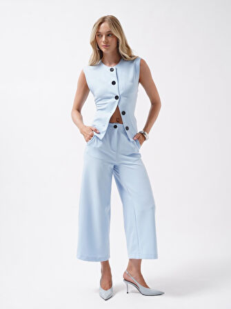 TUA MODA Bol Paça Midi Boy Pantolon