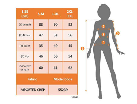 TUA MODA Kadın Uzun Kollu V Yakalı Taşlı Mini Ithal Krep Elbise