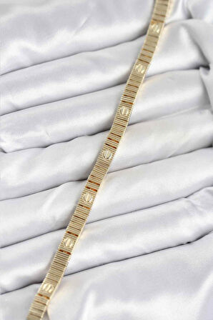TUA MODA Gold Renk Vip Seri Bileklik