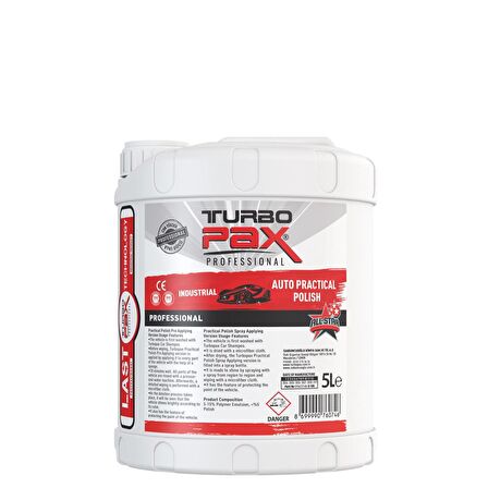 Turbopax Oto Pratik Cila Sprey Uygulama 5 Kg