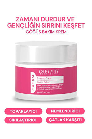 Göğüs Dikleştirici & Dolgunlaştırıcı Sıkılaştırıcı Göğüs Bakım Kremi 50ml