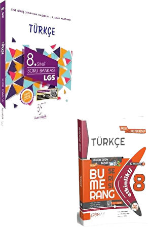 Karekök 8. Sınıf LGS Türkçe Soru - Günay Yayınları Bumerang Serisi 8. Sınıf Türkçe Etkinlikli