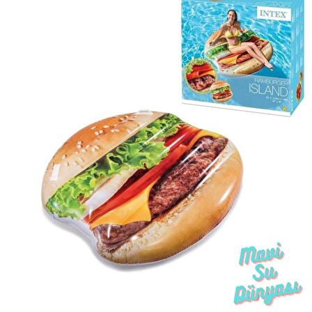 Hamburger Ada Deniz Yatağı 145 Cm - Mavi Su Dünyası