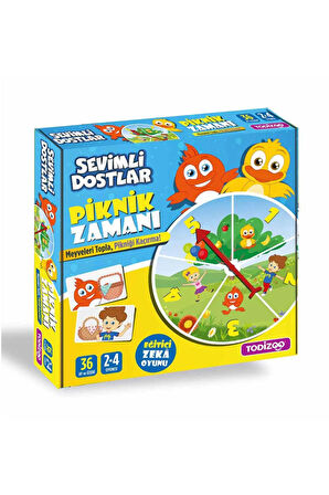 Sevimli Dostlar Eğitici Zeka Oyunu Piknik Zamanı