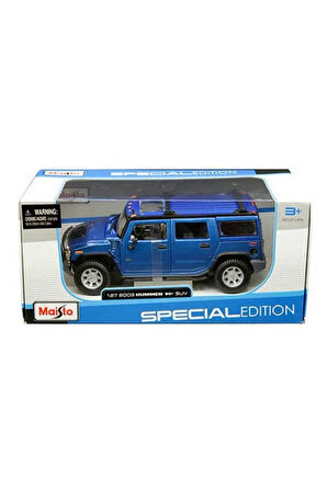 2003 Model Hummer H2 Suv 1:27 - Mavi Su Dünyası