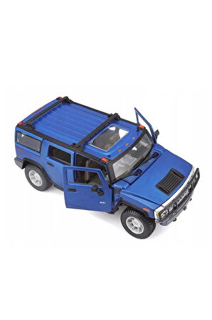 2003 Model Hummer H2 Suv 1:27 - Mavi Su Dünyası