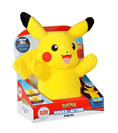 Peluş Pokemon Pıkachu Sesli ve Işıklı Figür