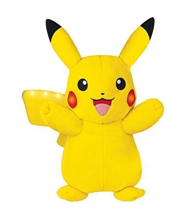 Peluş Pokemon Pıkachu Sesli ve Işıklı Figür