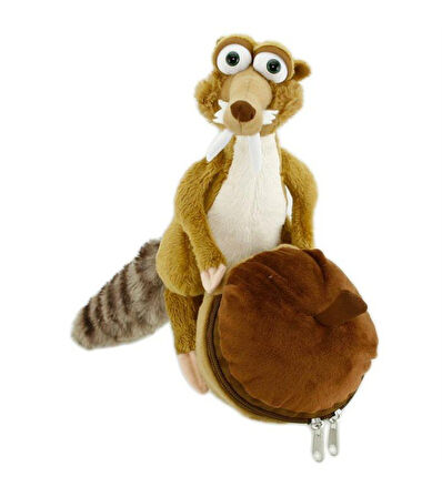 Peluş Ice Age Scrat ve Hediyesi