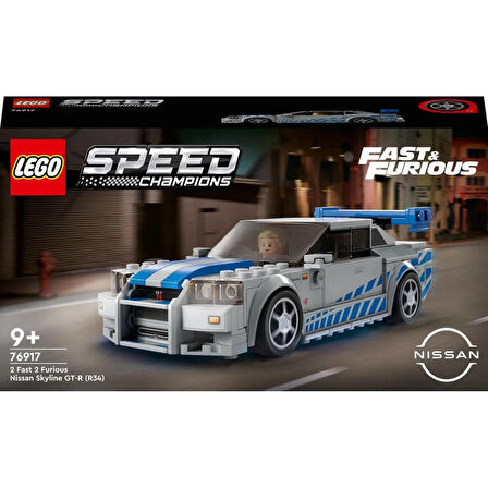 Lego Nissan Skyline GT R 2 Fast 2 Furious 319 Parça - Mavi Su Dünyası