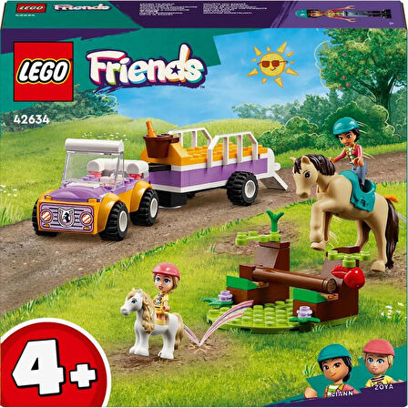 Lego Marka Friends, Taşıtlar, At ve Midilli 105 Parçalı - Mavi Su Dünyası