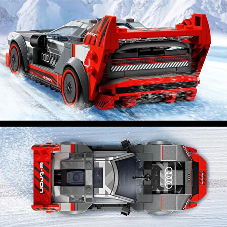 Lego 274 Parça Audi S1 E-Tron Quattro Speed Champions - Mavi Su Dünyası