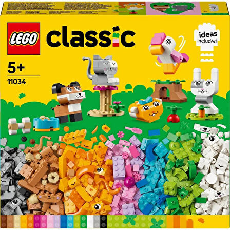 Lego 450 Parça Classic Yaratıcı Evcil Hayvanlar - Mavi Su Dünyası