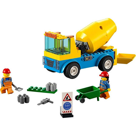 Lego 85 Parça City Beton Mikseri - Mavi Su Dünyası