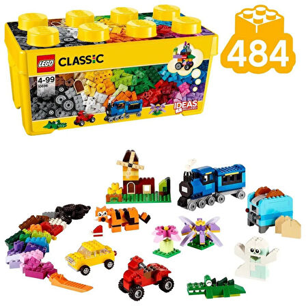 Lego 484 Parça Classic Yaratıcı Parçalar Çocuklar İçin Yapım Kutusu - Mavi Su Dünyası