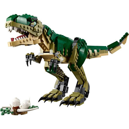 Lego 626 Parça Creator 3ü 1 Arada T. Rex Dinozor Modeli Yapım Seti - Mavi Su Dünyası