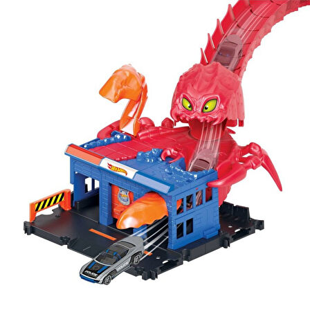 Hot Wheels Düşman Yaratıklar Oyun Seti - Mavi Su Dünyası