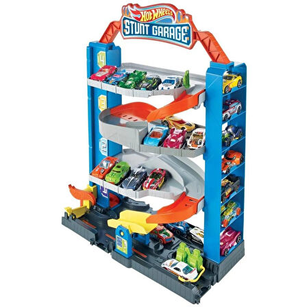 Hot Wheels Mini Garaj - Mavi Su Dünyası