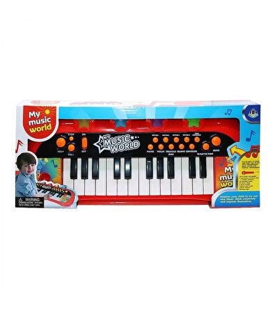 Elektronik Çocuk Piano 40 Cm - Mavi Su Dünyası