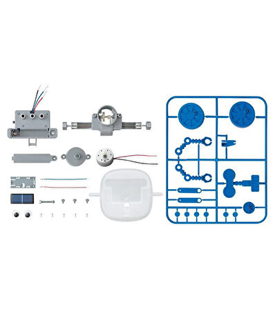 Hibrit Solar ve Motorlu Robot Araç Kiti - Mavi Su Dünyası