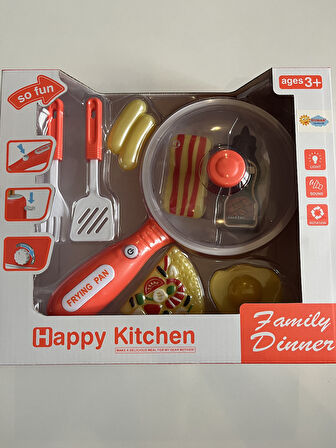 Pilli Işıklı Müzikli Kızartma Tavası Oyun Seti