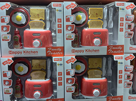 Pilli Ekmek Kızartma Makinası Oyun Seti