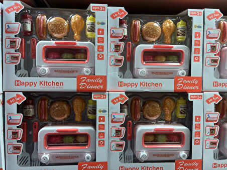 Pilli Işıklı Müzikli Mikrodalga Fırın Oyun Seti