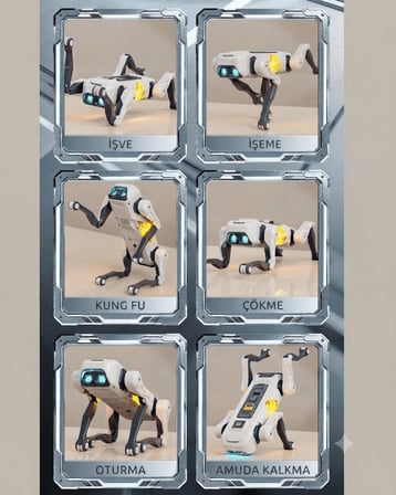 Uzaktan Kumandalı ve Mobil Kontrollü Şarjlı Yapay Zekalı Robot Köpek | Sesle Kontrol | Şarkı Söyleme | Dans Etme | Uzaktan Kontrol Robot Köpek