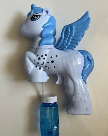 Unicorn Köpük Tabancası Bubble Pilli ve Işıklı 18 Cm
