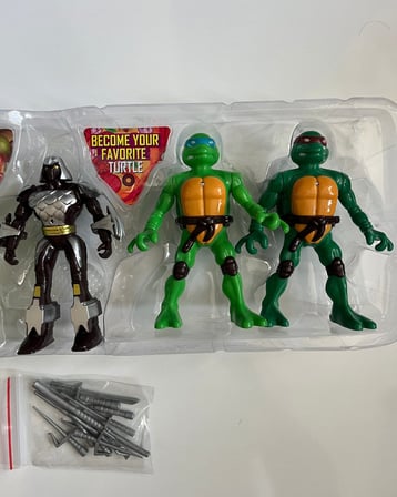 Ninja Kaplumbağa Seti 5' li Set 13 Cm Oyuncak Ninja Kaplumbağa Set