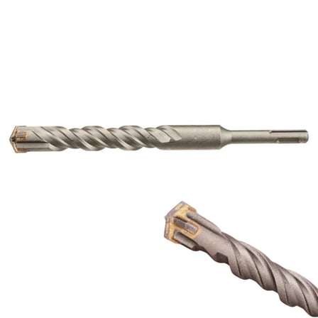 Tomax SDS Plus 16x210 mm 4 Elmaslı Beton ve Duvar Delme Matkap Ucu – CrMo