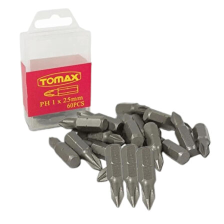 TOMAX PH1 x 25 mm Bits Uç – 06001025 (1 Adet)