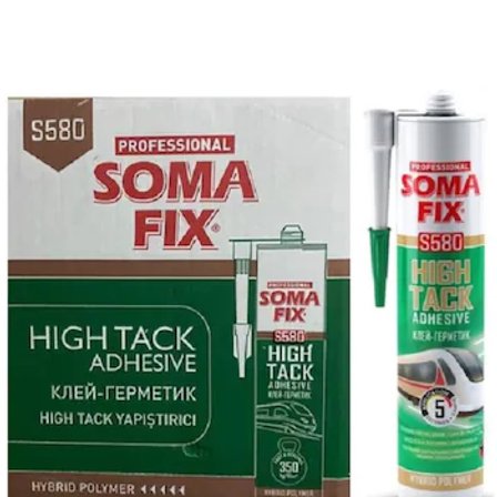 SOMAFIX S580 HIGH TACK KORNİŞ YAPIŞTIRICISI 290 ML TAŞ,BETON,METAL,CAM