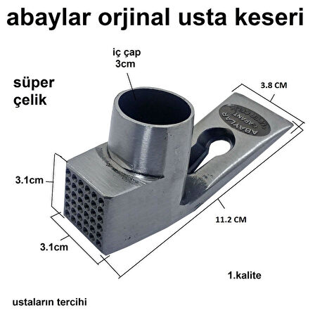 Abaylar Usta Keseri Dövme Çelik Sapsız