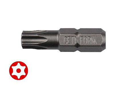 Ceta Form CB/806T Delikli TORX Bits Uç T10 x 25 mm
