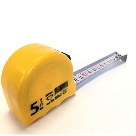 Dekor Profesyonel Şerit Metre 5 m x 25 mm