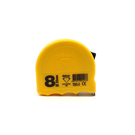 Dekor Hassan Profesyonel Şerit Metre 8m x 25 mm KOD:297