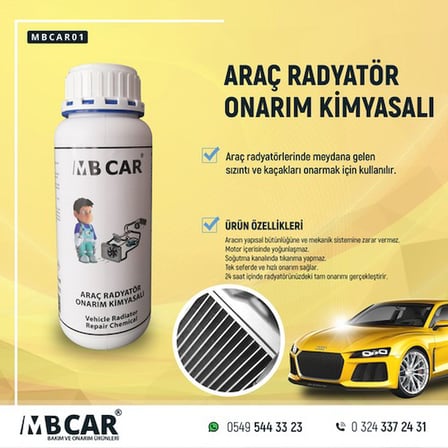 MB Car Radyatör Sızıntı Onarıcı 0,5 lt