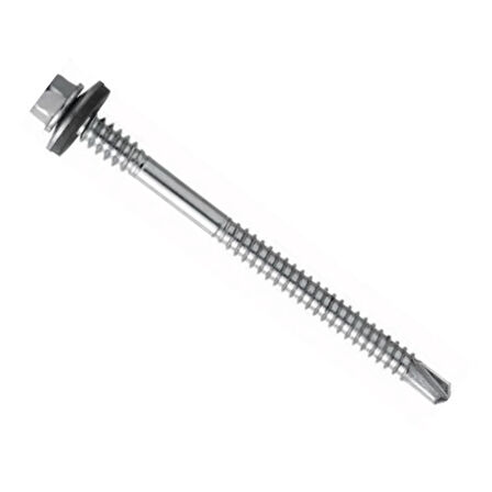 Panel Vidası 5.5X120 6 Deler Pullu Çatı Vidası 50 adet Matkap Uçlu DIN7504K