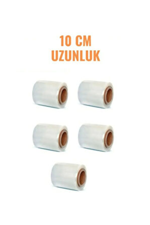 Dilimli Palet Streç Film 5 ADET 17 Micron 10 cm 300 Metre