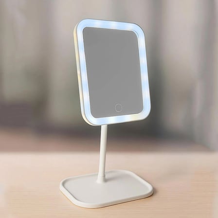 DİKTÖRTGEN LED IŞIKLI DOKUNMATİK MAKYAJ AYNASI