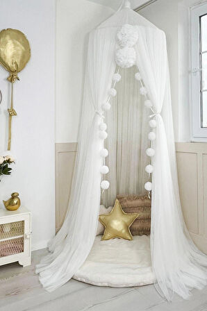 Pamuka Tül Cibinlik Deluxe White